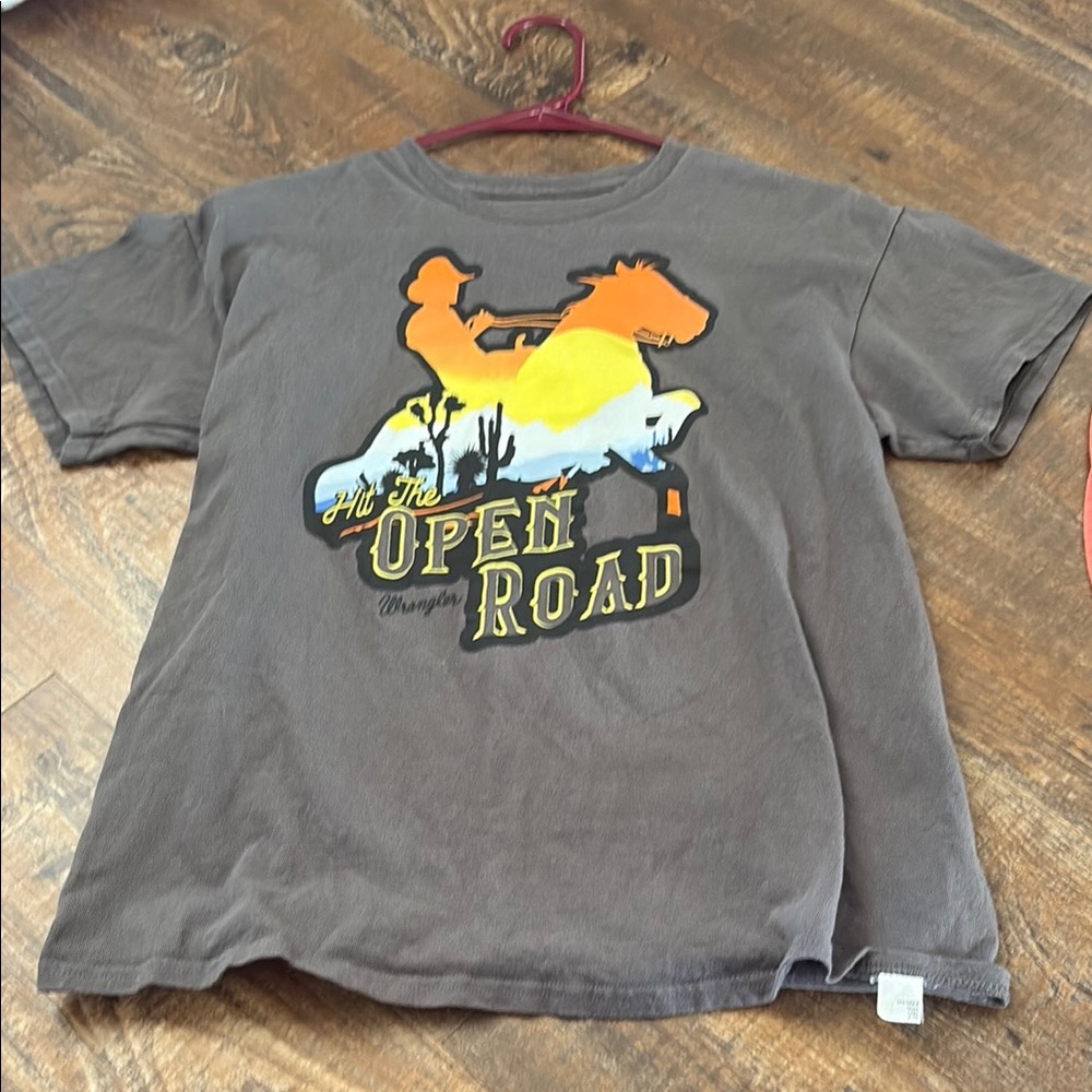 Kids Wrangler Graphic Tee - Gray